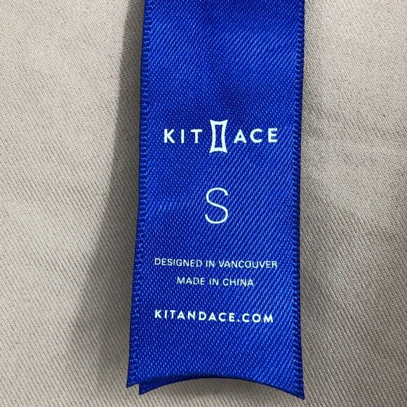 Kit & Ace men's Khaki utility style tan bomber jacket full zip pockets size S - Picture 5 of 14